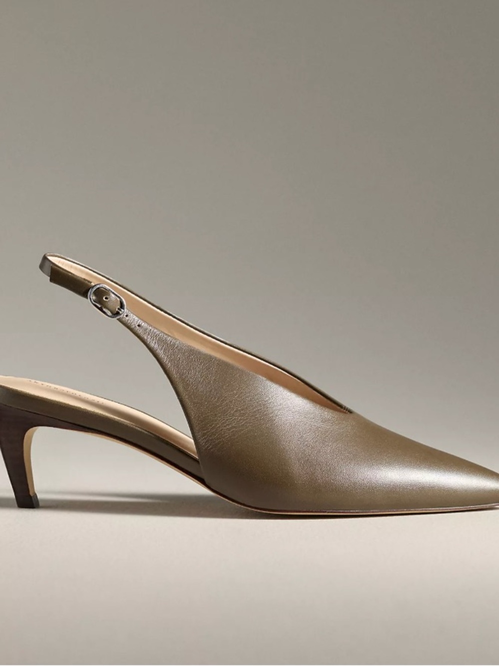 By Anthropologie Pointed-Toe Slingback Pumps